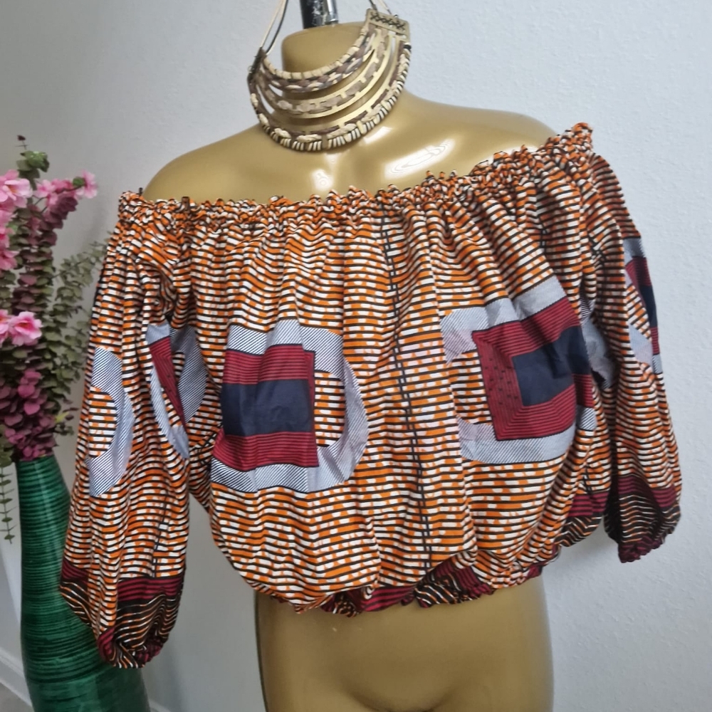 Ankara African print top